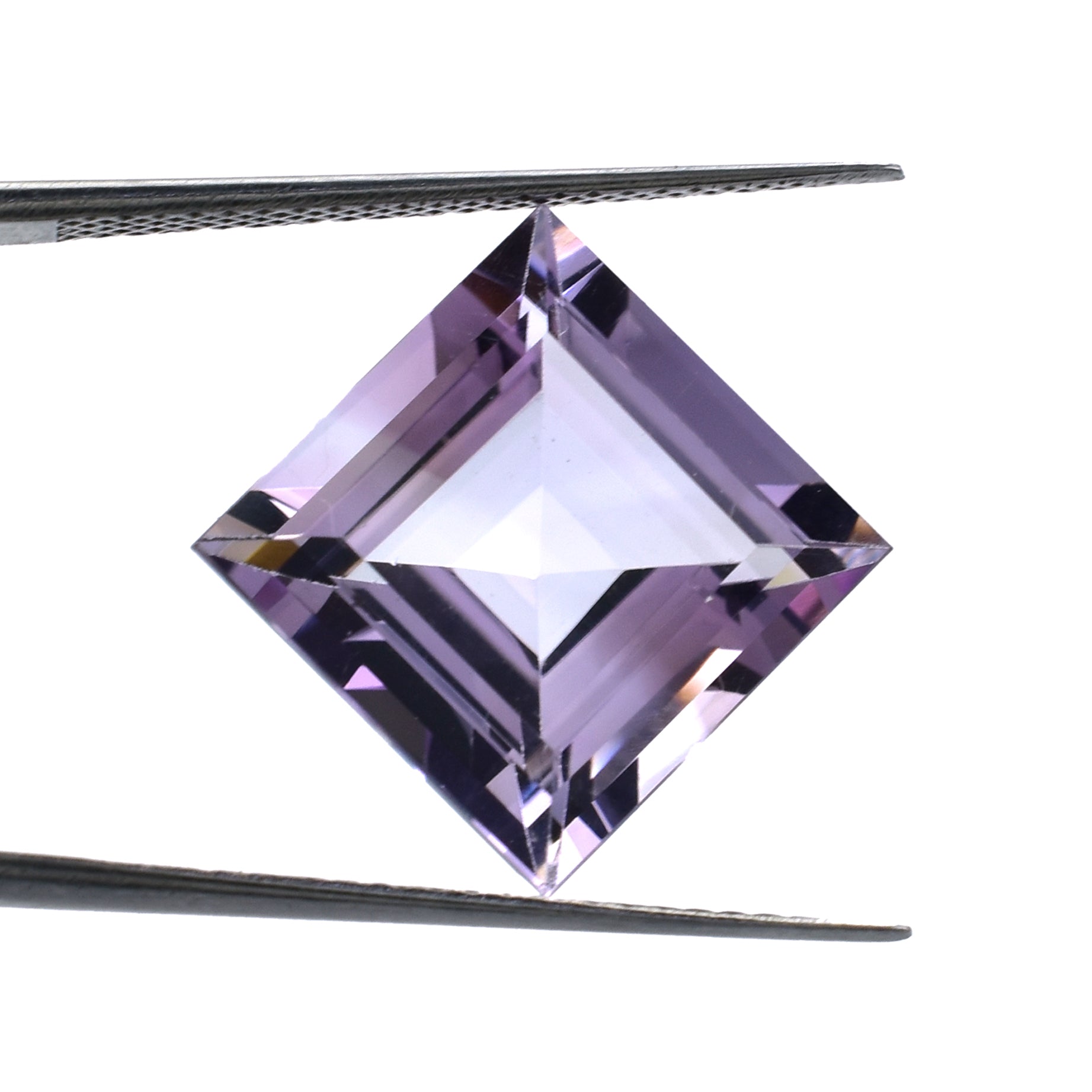 PINK AMETHYST CUT SQUARE 13MM 9.17 Cts.