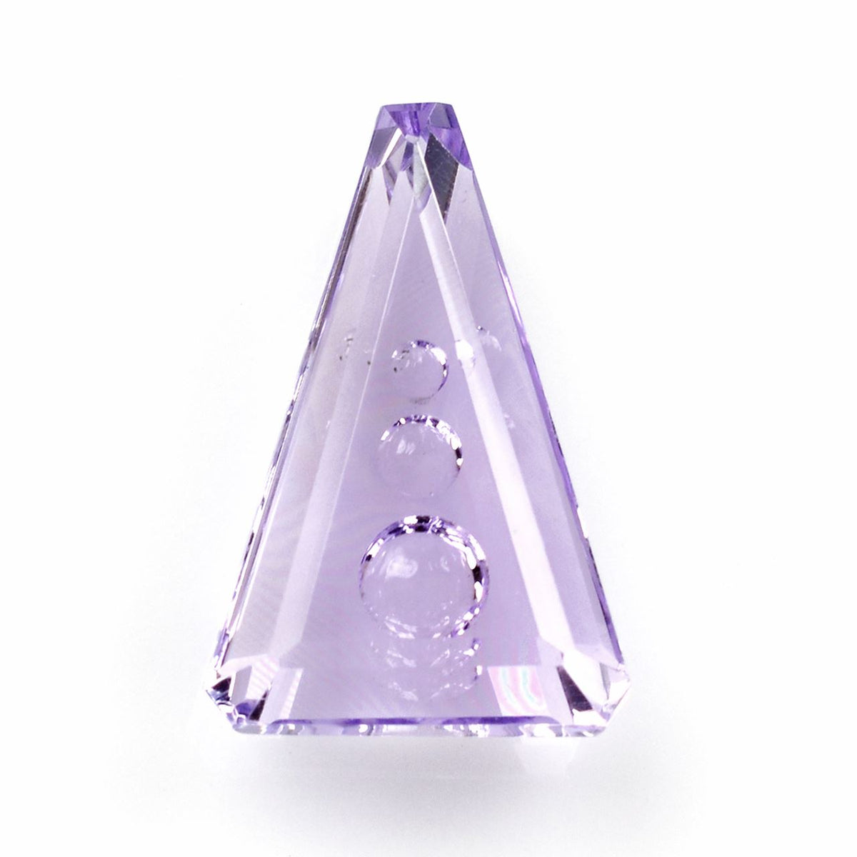 PINK AMETHYST SUPPER BUBBLE TRAPEZOID (#119) 18X12MM 8.80 Cts.