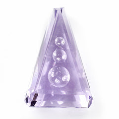 PINK AMETHYST SUPPER BUBBLE TRAPEZOID (#119) 18X12MM 8.80 Cts.