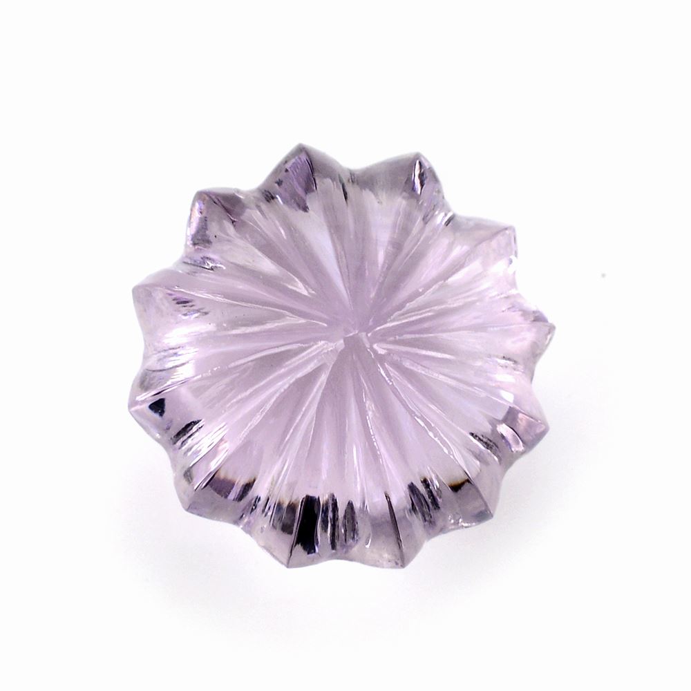 PINK AMETHYST UMBRELLA CUT ROUND 14MM 9.39 Cts.