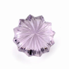 PINK AMETHYST UMBRELLA CUT ROUND 14MM 9.39 Cts.