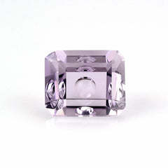 PINK AMETHYST MIRROR CUT BUBBLY OCTAGON 12X10MM 5.75 Cts.