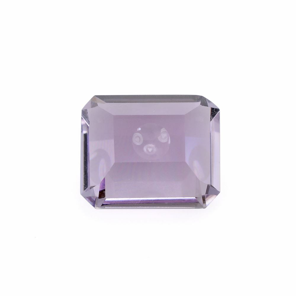 PINK AMETHYST MIRROR CUT BUBBLY OCTAGON 12X10MM 5.75 Cts.