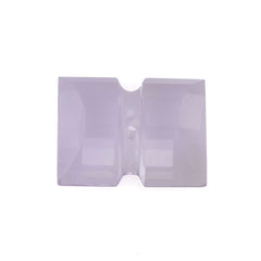 PINK AMETHYST BAGUETTES CAB WITH CARVED BELT 16X12MM 8.1 Cts.