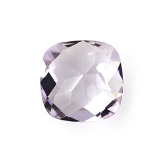 PINK AMETHYST CHECKER CUT CUSHION 7MM 1.34 Cts.