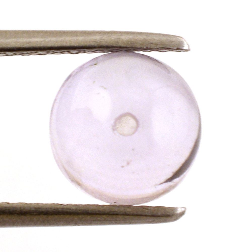PINK AMETHYST PLAIN BALLS (HALF DRILL) 8MM 3.52 Cts.