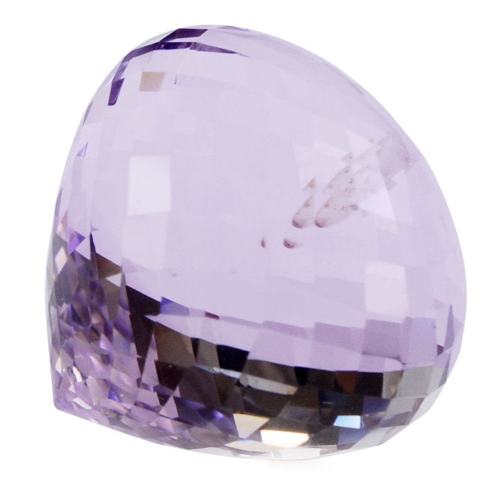 PINK AMETHYST ONION DROPS (HALF DRILL 1.20MM)  18X17MM 32.72 Cts.