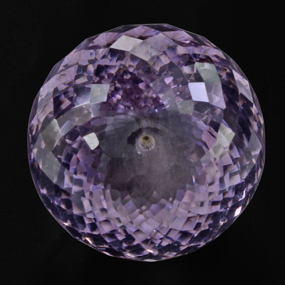 PINK AMETHYST ONION DROPS (HALF DRILL 1.20MM)  18X17MM 32.72 Cts.
