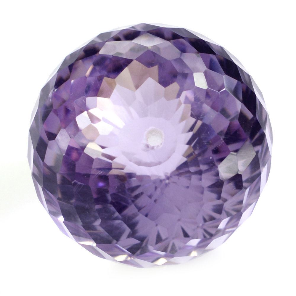 PINK AMETHYST ONION DROPS (HALF DRILL 1MM)  18MM 36.10 Cts.
