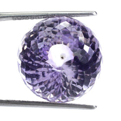 PINK AMETHYST ONION DROPS (HALF DRILL 1MM)  18MM 36.10 Cts.