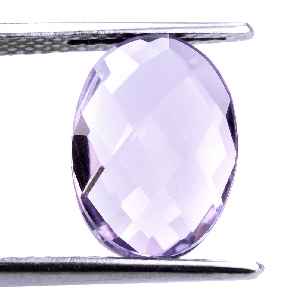PINK AMETHYST BRIOLETTE OVAL 14X10MM 6.27 Cts.