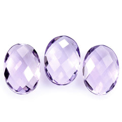 PINK AMETHYST BRIOLETTE OVAL 14X10MM 6.27 Cts.