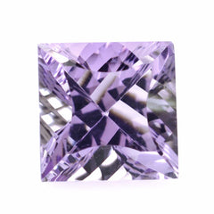 PINK AMETHYST CONCAVE CUT SQUARE (DES#48) 10MM 4.75 Cts.