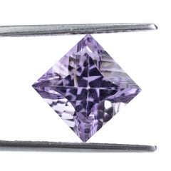 PINK AMETHYST CONCAVE CUT SQUARE (DES#48) 10MM 4.75 Cts.