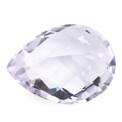 PINK AMETHYST CHECKER CUT PEAR (LITE) 20X15MM 14.15 Cts.