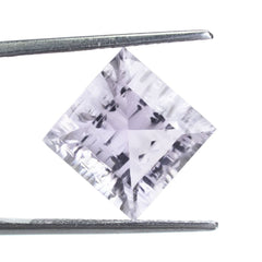 PINK AMETHYST CONCAVE SPLENDOR CUT SQUARE (DES#41) 12MM 6.95 Cts.