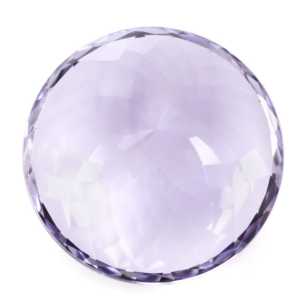 PINK AMETHYST NIRVANA CUT ROUND (DES#81) 15MM 12.00 Cts.