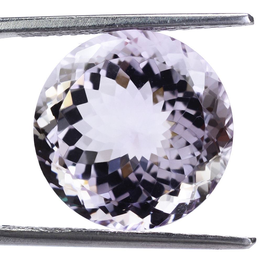 PINK AMETHYST NIRVANA CUT ROUND (DES#81) 15MM 12.00 Cts.