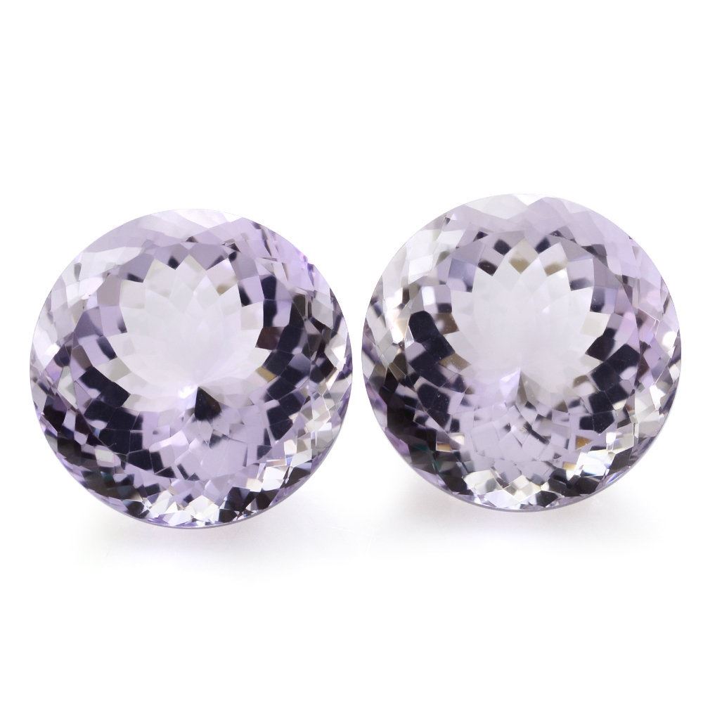 PINK AMETHYST NIRVANA CUT ROUND (DES#81) 15MM 12.00 Cts.
