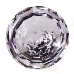 PINK AMETHYST BUFFTOP CONCAVE STEP CUT BACK ROUND (DES#47) 15MM 10.47 Cts.