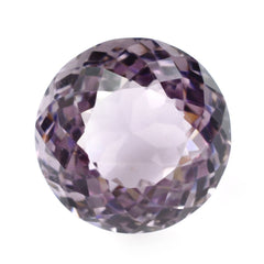 PINK AMETHYST PORTUGUESE CUT ROUND (DES#34) 12MM 8.68 Cts.