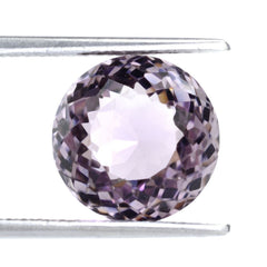 PINK AMETHYST PORTUGUESE CUT ROUND (DES#34) 12MM 8.68 Cts.