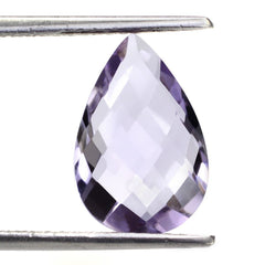 PINK AMETHYST BRIOLETTE PEAR 15X10MM 4.29 Cts.