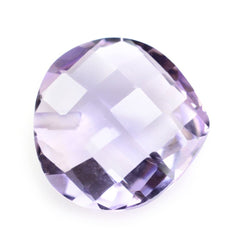 PINK AMETHYST BRIOLETTE PEAR (TABEEZ) (HALF DRILL 0.90MM) 11MM 3.70 Cts.