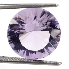 PINK AMETHYST DIAMOND CUT ROUND 16MM 12.23 Cts.