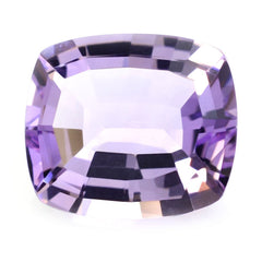 PINK AMETHYST CUT CUSHION (STEP CUT BACK) 14X12MM 8.28 Cts.