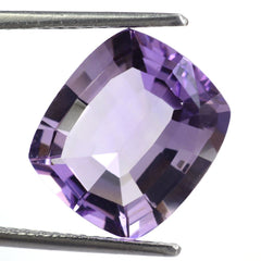 PINK AMETHYST CUT CUSHION (STEP CUT BACK) 14X12MM 8.28 Cts.