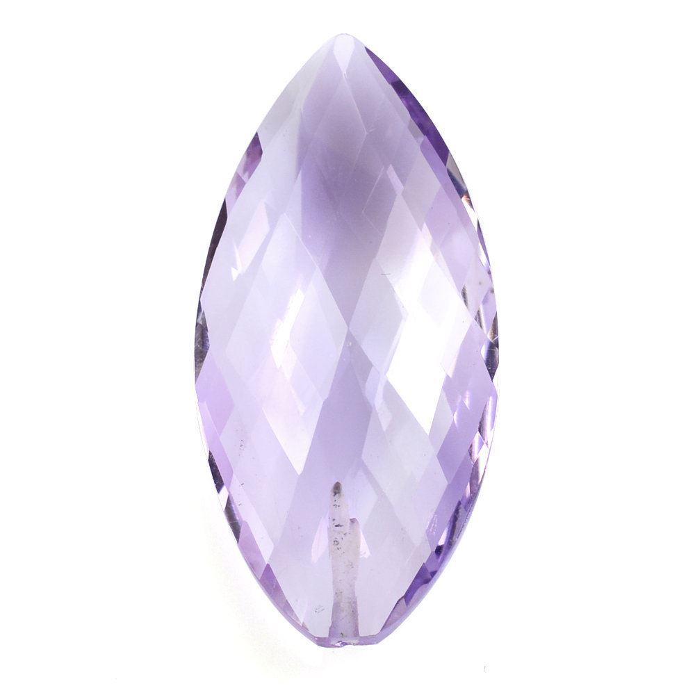 PINK AMETHYST BRIOLETTE MARQUISE (HALF DRILL 1.00MM) 31.50X15MM 18.90 Cts.