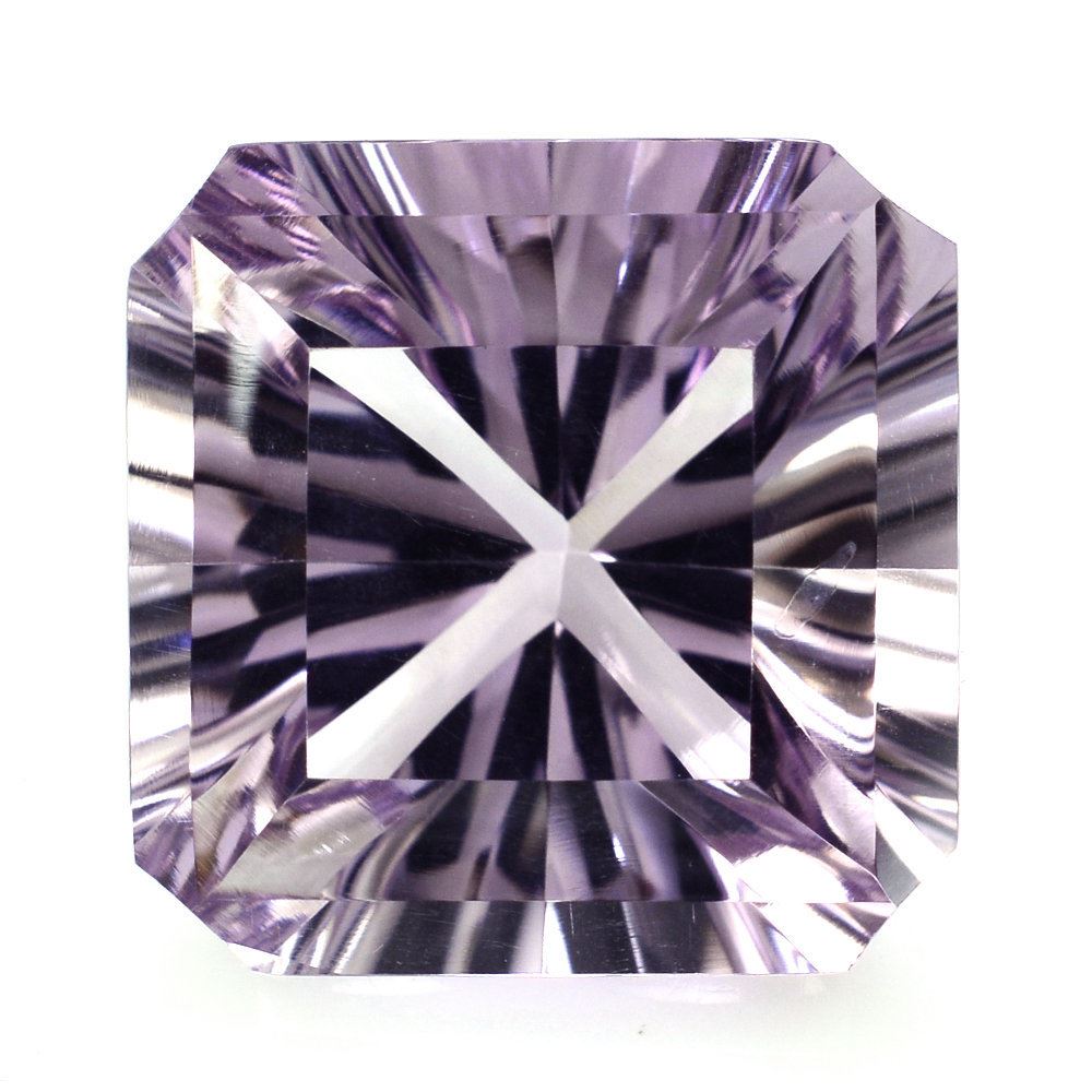 PINK AMETHYST ASCHER CONCAVE SQUARE OCTAGON (DES#139) 15MM 14.20 Cts.