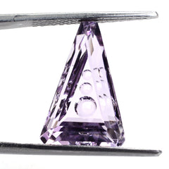 PINK AMETHYST SUPPER BUBBLE TRAPEZOID (DES#119) 18X12MM 8.05 Cts.
