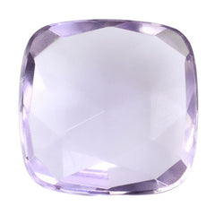 PINK AMETHYST ROSE CUT CUSHION CAB 17.50MM 14.70 Cts.