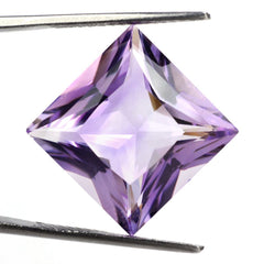 PINK AMETHYST PRINCESS CUT SQUARE 16.50MM 19.20 Cts.