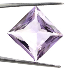 PINK AMETHYST PRINCESS CUT SQUARE 17.50MM 20.27 Cts.