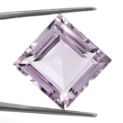 PINK AMETHYST CUT SQUARE 18MM 26.15 Cts.