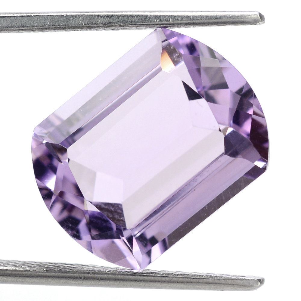 PINK AMETHYST CUSHION FANCY CUT 16X12MM 10.50 Cts.