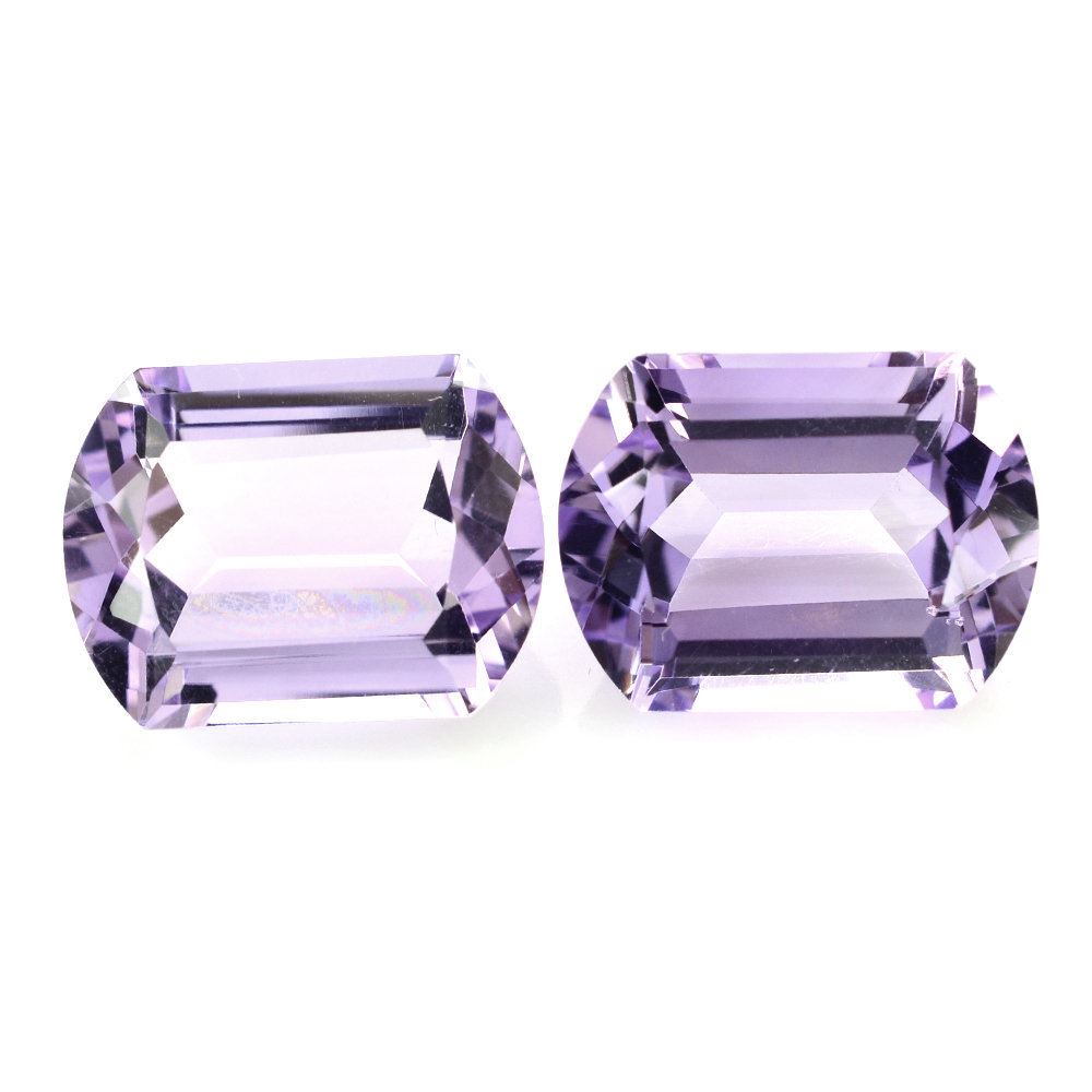 PINK AMETHYST CUSHION FANCY CUT 16X12MM 10.50 Cts.