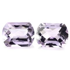 PINK AMETHYST CUSHION CHECKER CUT FANCY 16X12MM 9.40 Cts.