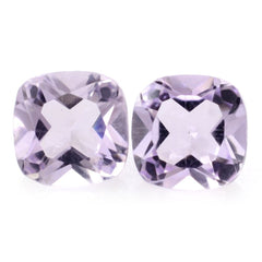 PINK AMETHYST CUT CUSHION 5MM 0.51 Cts.