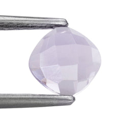 PINK AMETHYST CHECKER CUSHION CAB 7MM 1.43 Cts.