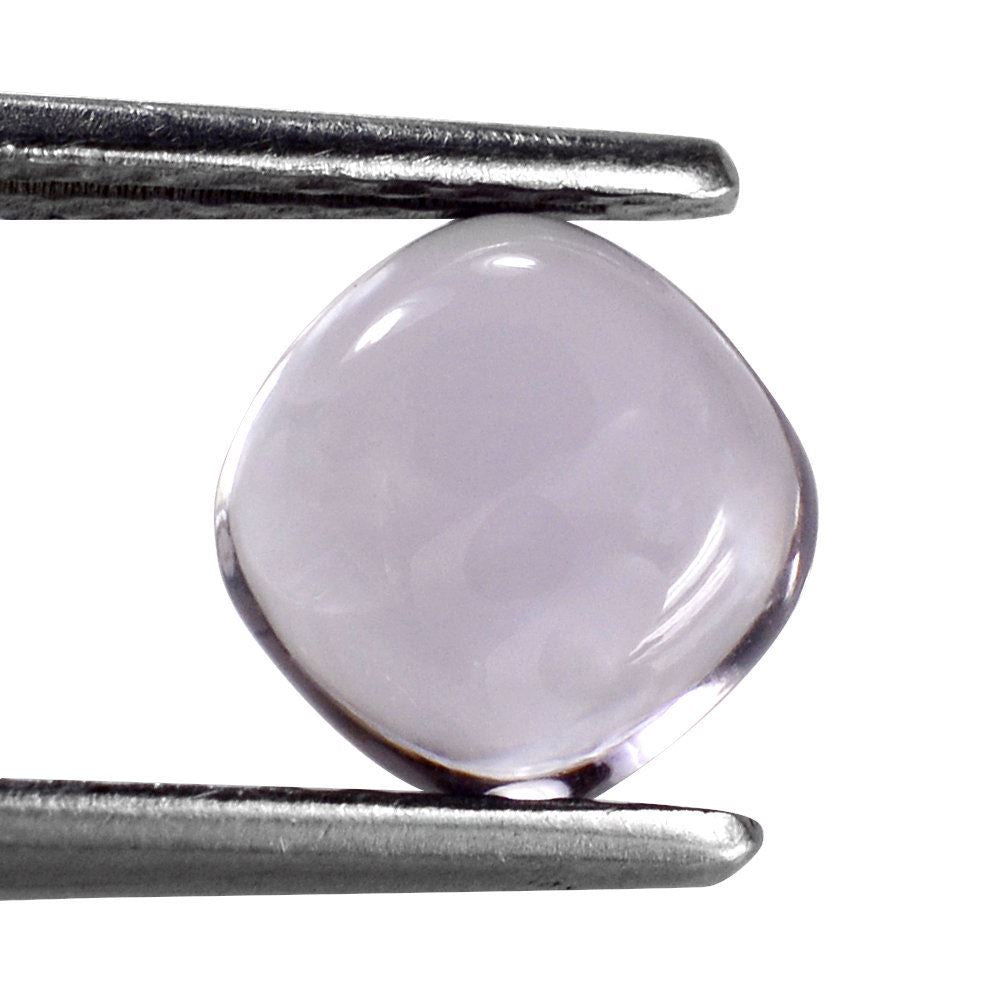 PINK AMETHYST CUSHION CAB 7MM 1.72 Cts.