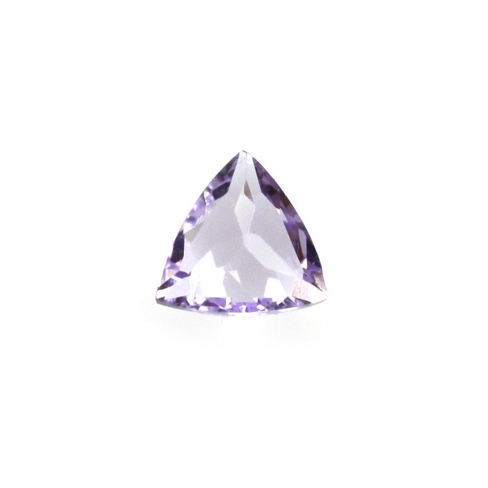 PINK AMETHYST CUT TRILLION 3MM 0.13 Cts.