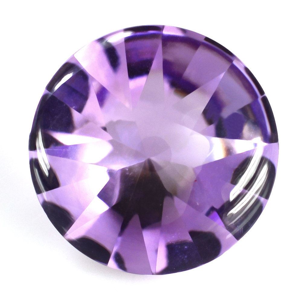PINK AMETHYST BUFFTOP ROUND 20MM 23.25 Cts.