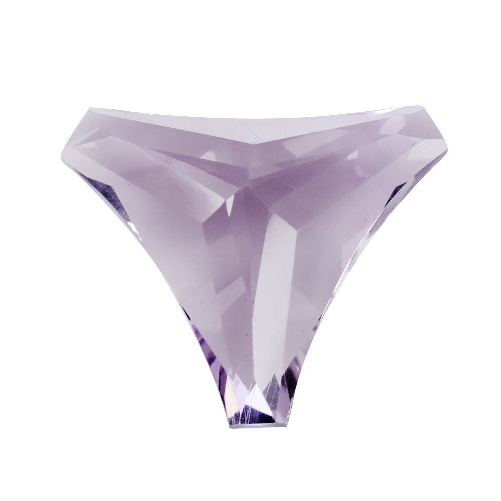 PINK AMETHYST PRINCESS CUT FANCY TRILLION 14.50MM 9.20 Cts.