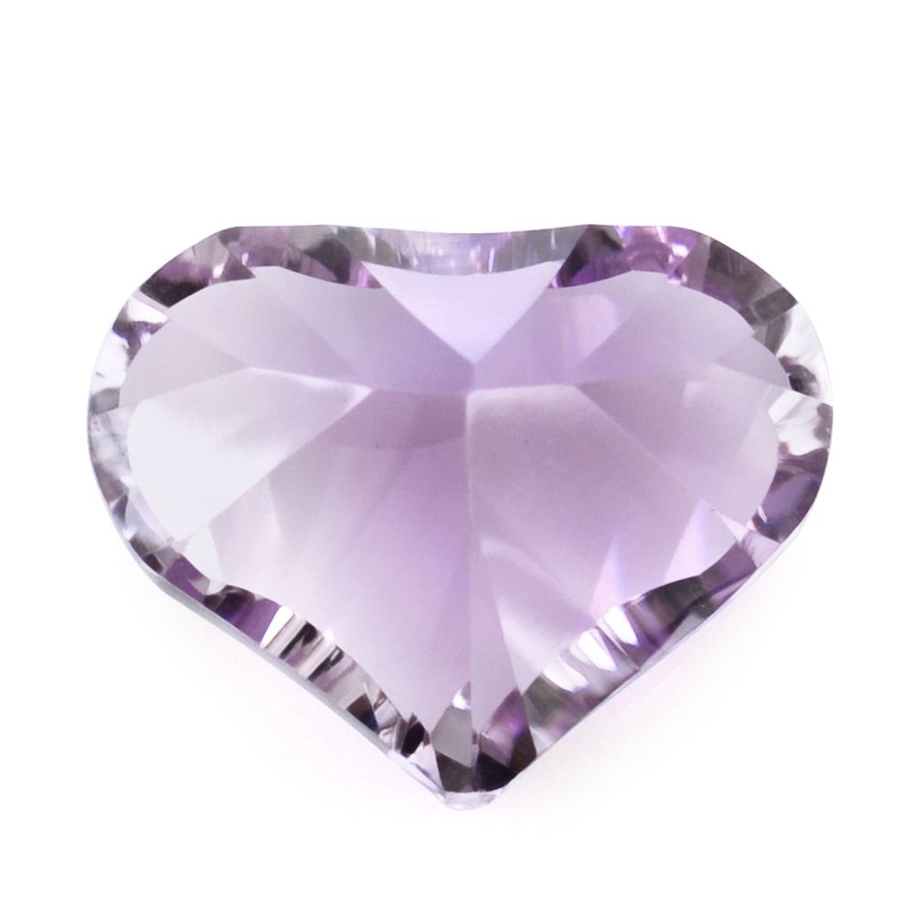 PINK AMETHYST CONCAVE CUT SPADE (DES#96) 14X11MM 5.90 Cts.