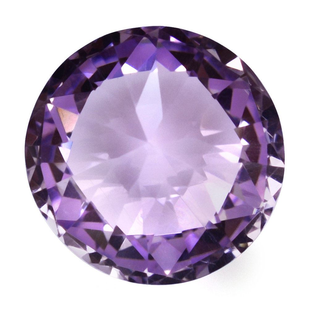 PINK AMETHYST HIGH DOME ROSE CUT ROUND (DES#17) 15MM 12.30 Cts.