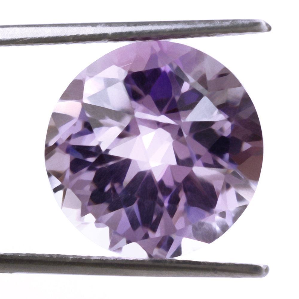 PINK AMETHYST HIGH DOME ROSE CUT ROUND (DES#17) 15MM 12.30 Cts.